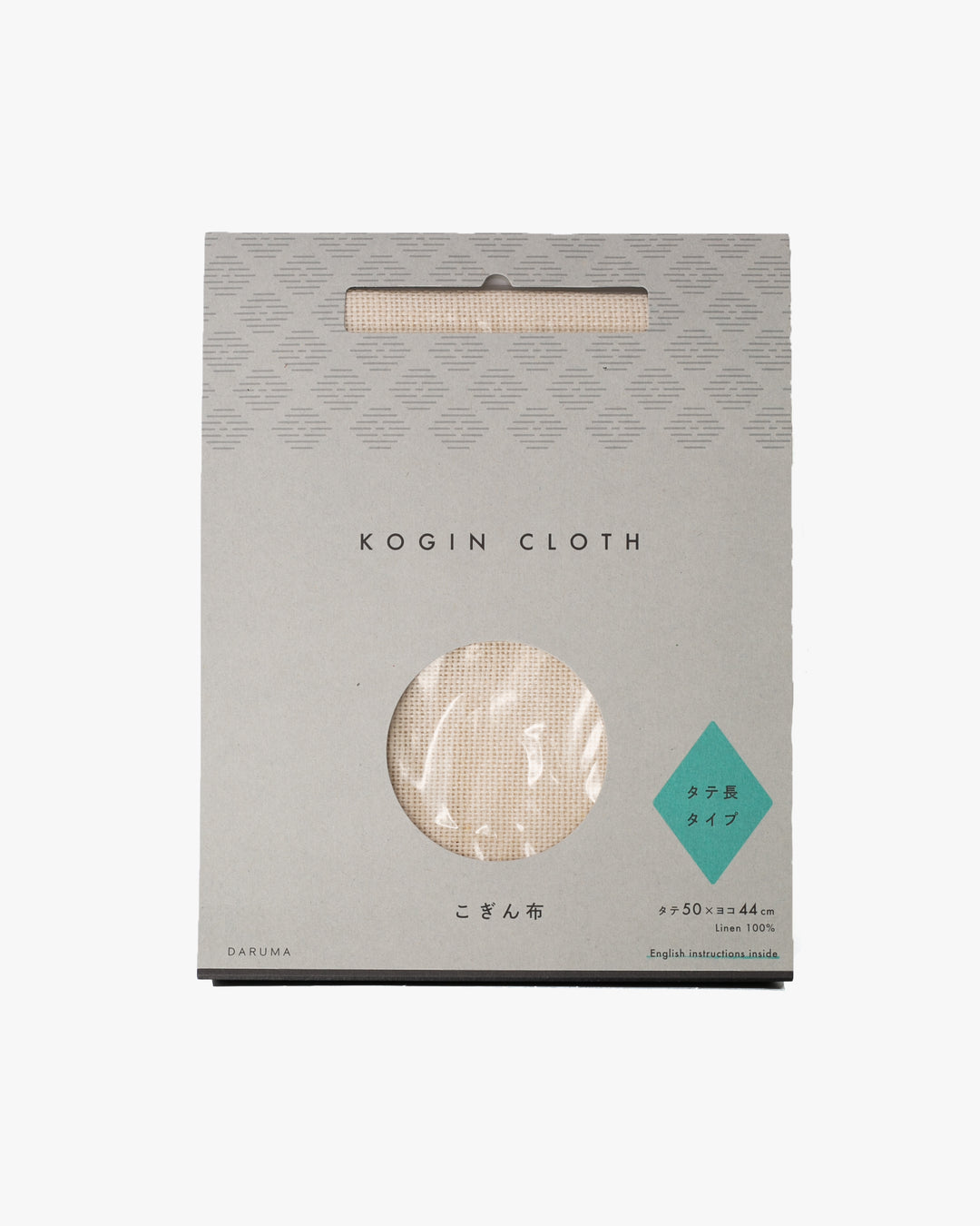 Daruma, Kogin Cloth, Natural