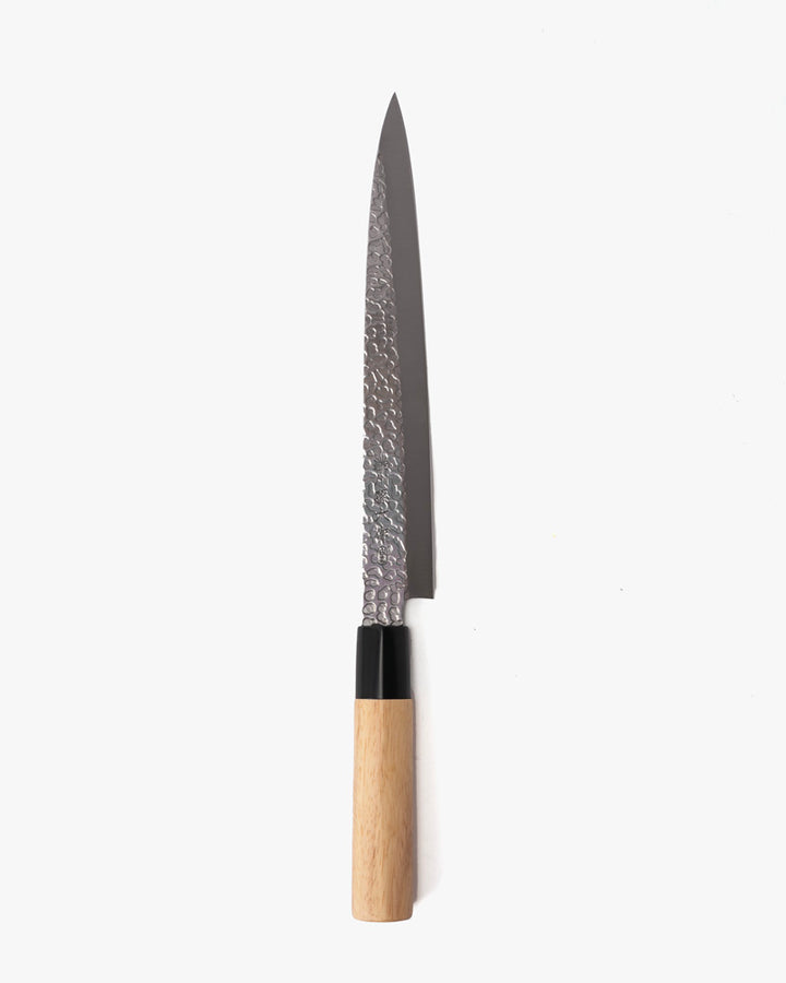 Japanese Knife, Satake Cutlery, Sashimi Knife, Noshu Magoroku Saku, Tan Handle