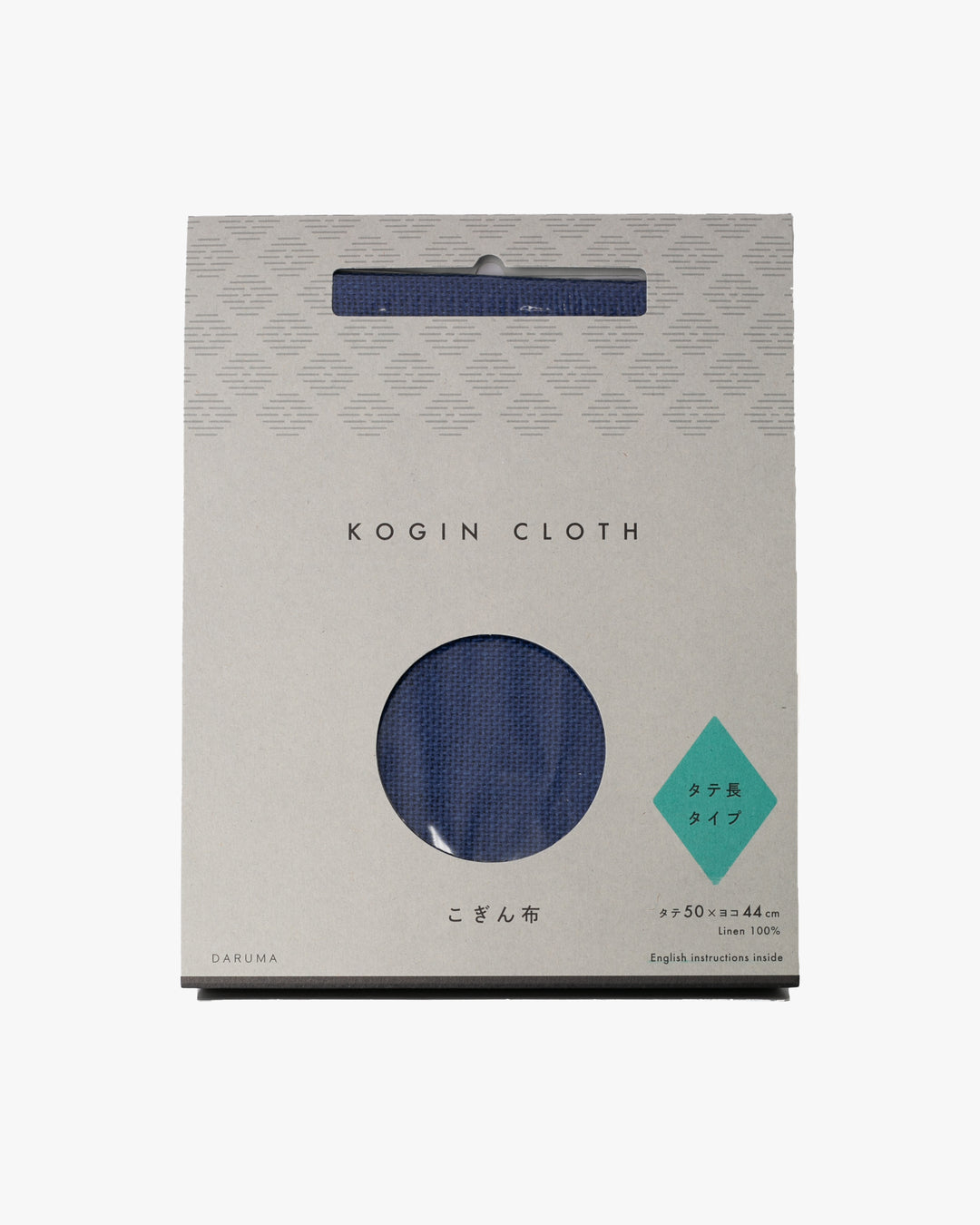 Daruma, Kogin Cloth, Blue