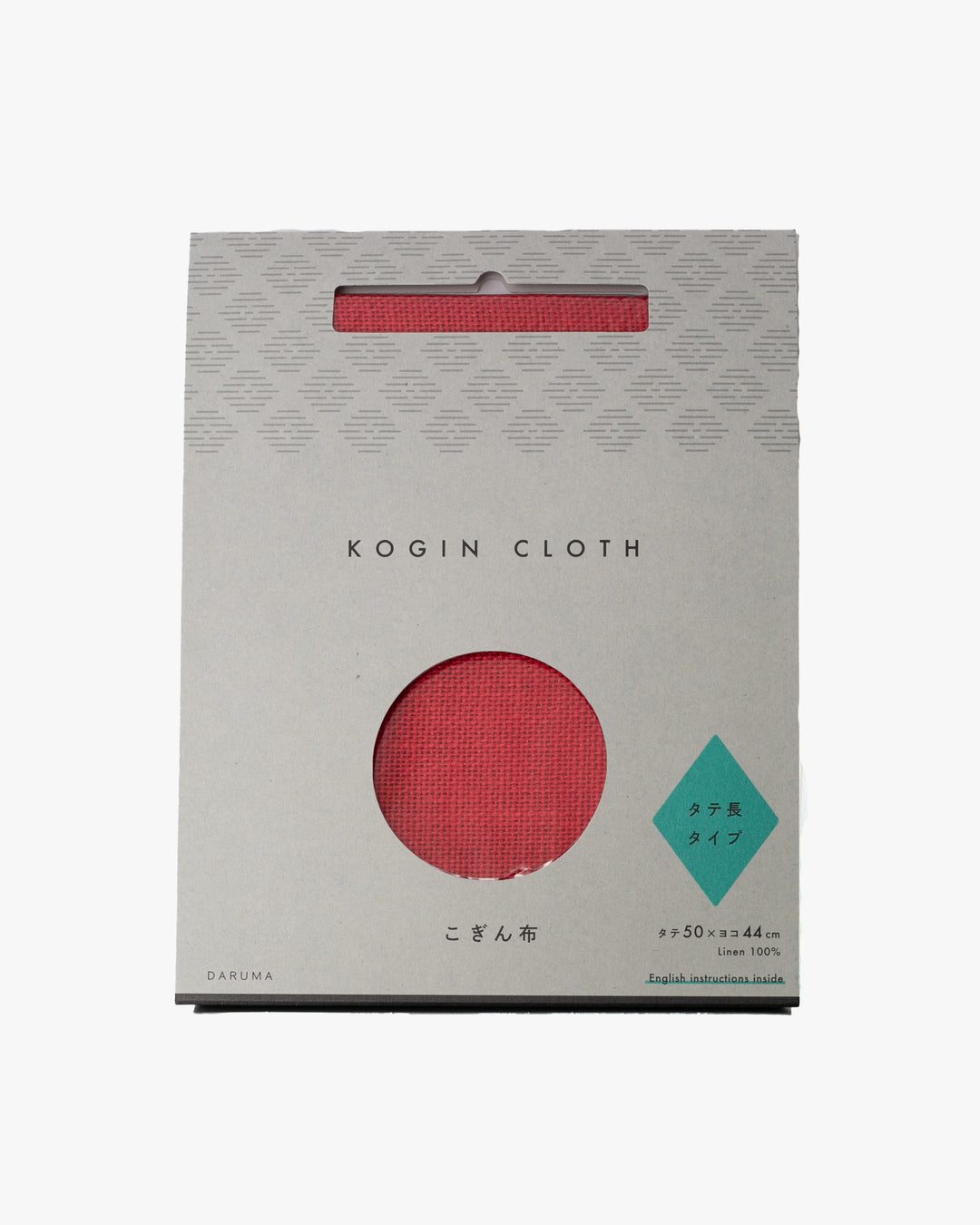 Daruma, Kogin Cloth, Red