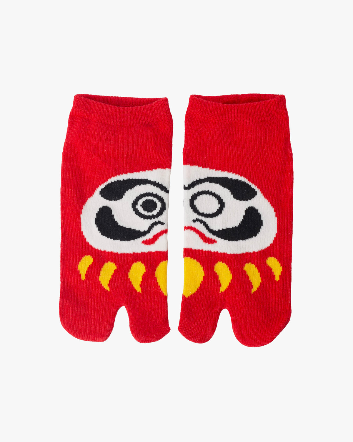 Tabi Socks, Ankle, Red Daruma