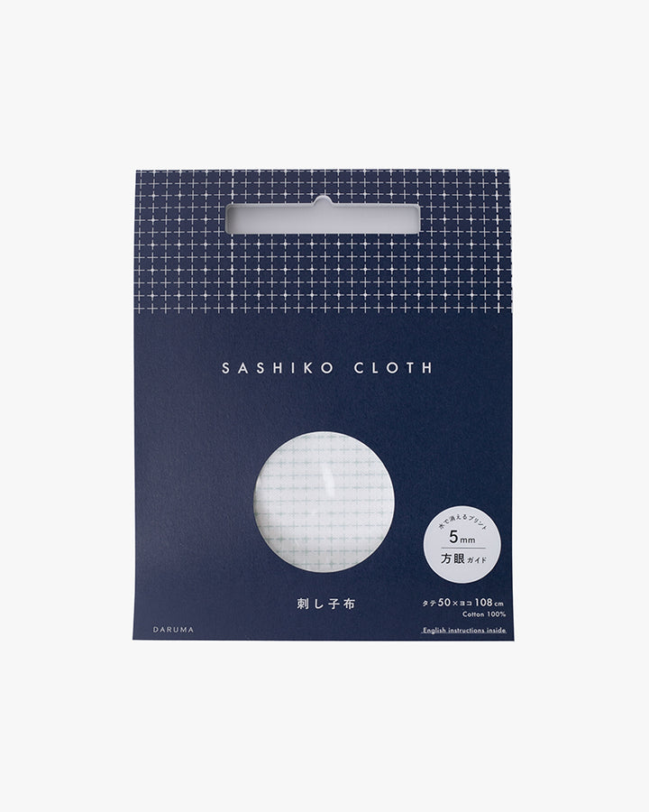 Daruma, Sashiko Cloth White