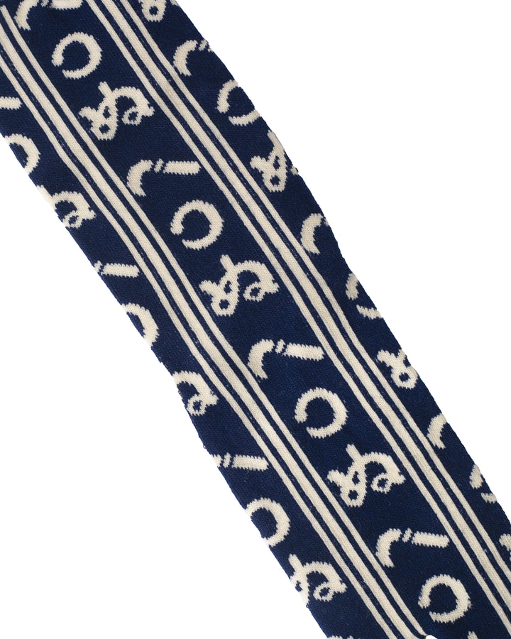 Kurochiku, Tabi Socks, Crew, Navy and White, Kamawanu - M/L