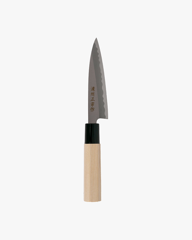 Japanese Knife, Satake Cutlery, Kodeba Knife, Steel, Hagane, Natural Wood Handle 120mm