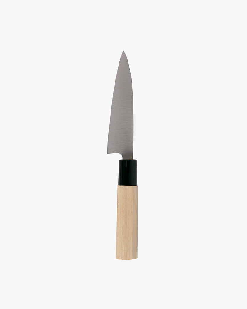 Japanese Knife, Satake Cutlery, Kodeba Knife, Steel, Hagane, Natural Wood Handle 120mm