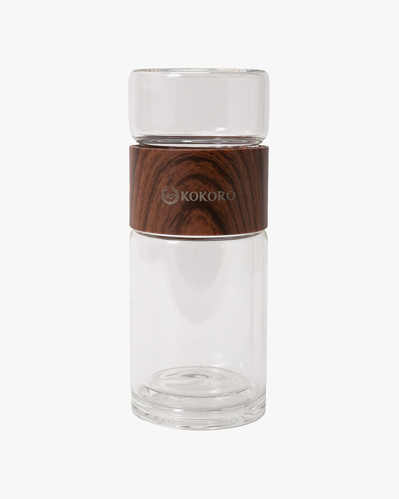 Kokoro Original Glass Tea Infuser Bottle