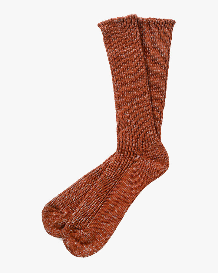 Knitwin, Crew Socks, Boston Hemp Brick