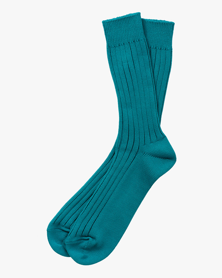 Knitwin, Crew Socks, Praha Egyptian Teal