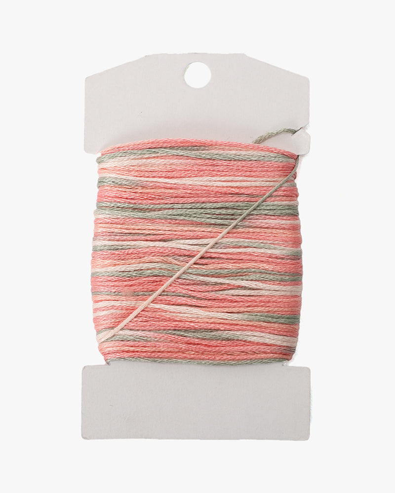Sashiko Thread, Multi Color Mix, Pink Gray