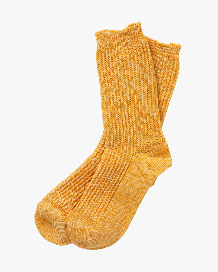 Knitwin, Crew Socks, Memeri Yellow