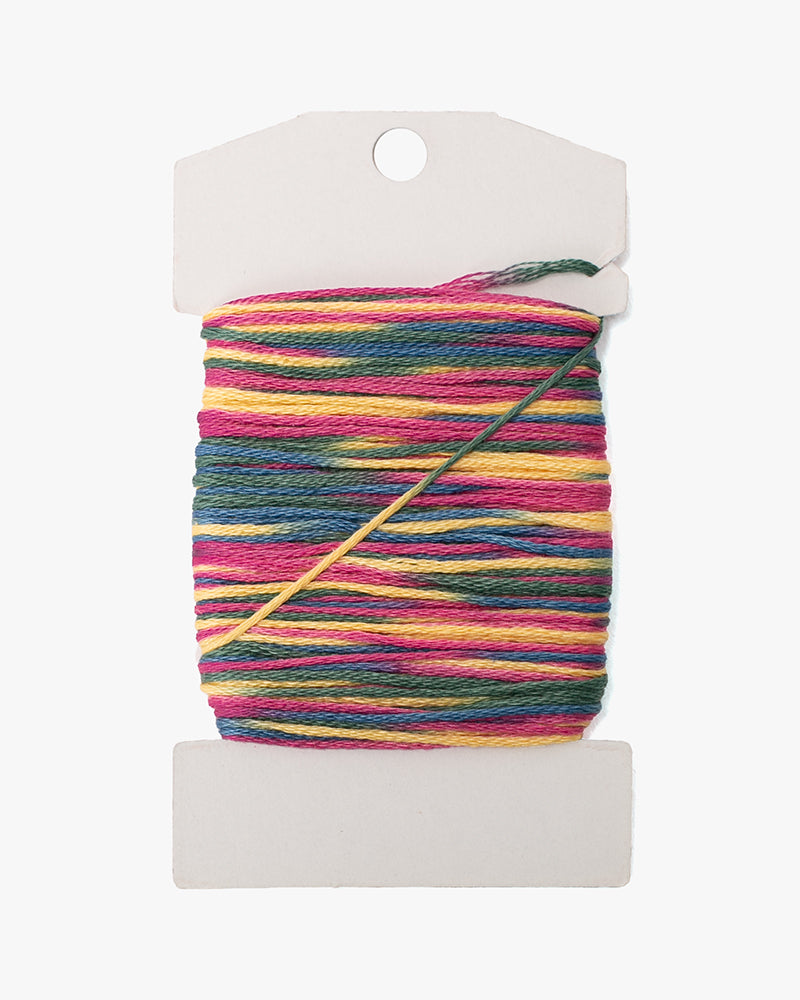 Sashiko Thread, Multi Color Mix, Pink Yellow