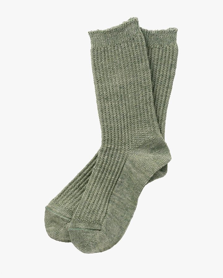 Knitwin, Crew Socks, Memeri Sage