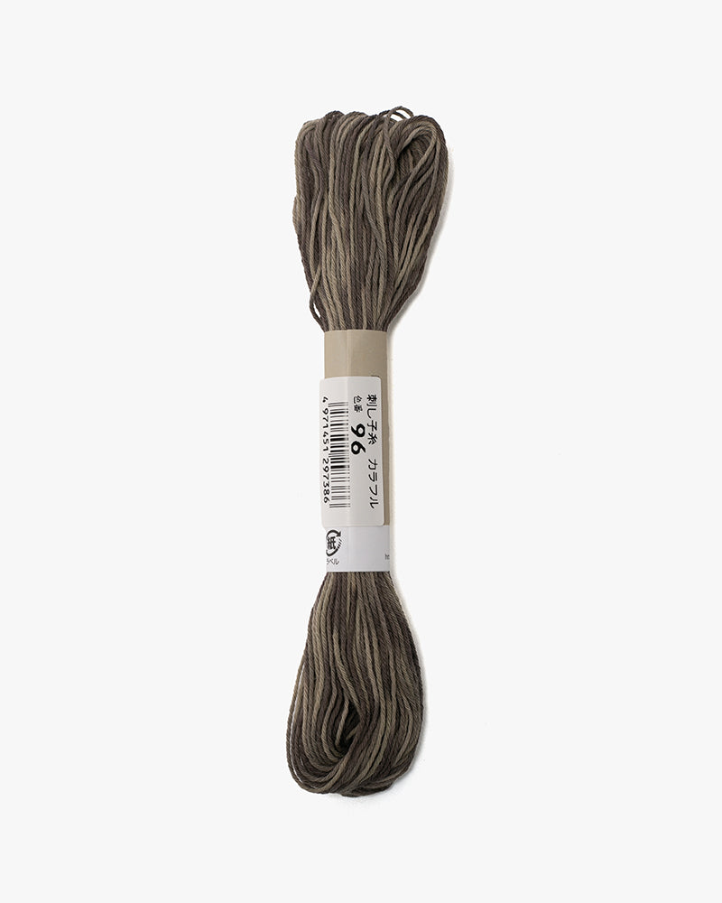 Sashiko Thread, 22 Yards, Multi Color, Gray