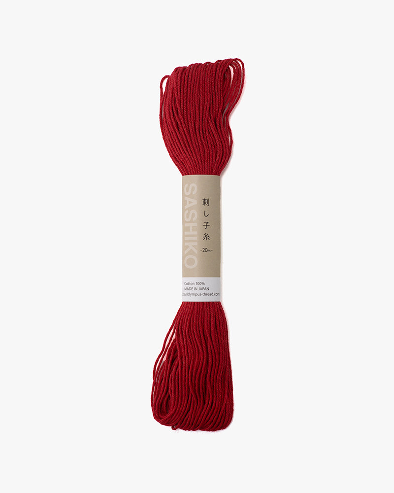 Sashiko Thread, 22 Yards, Rose Red