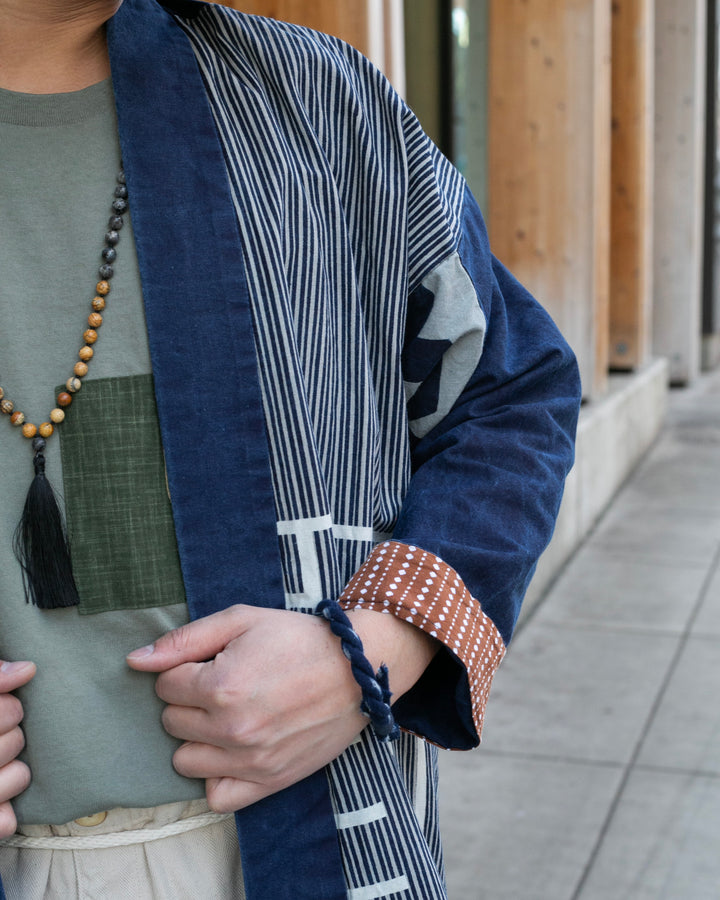 Modern Happi Jacket, Aizawa X Kiriko, Noragi Style Sleeves, 