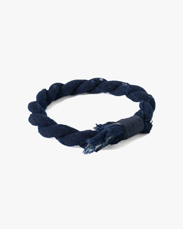 Boet x Kiriko Bracelet, Indigo with Light Blue Details