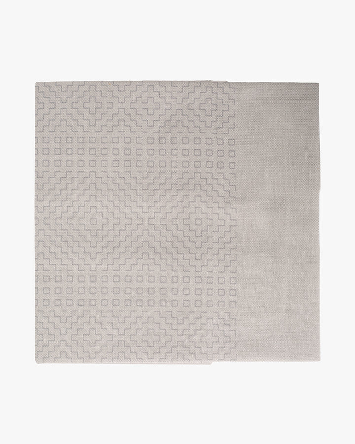 Sashiko Kit, Kaki no Hana, Pale Gray