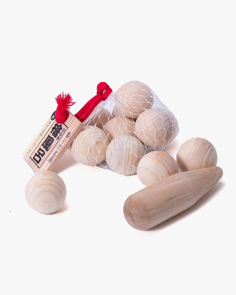 Bath Ball Set, Yamaichi, Hinoki Wood
