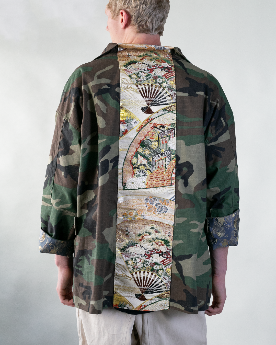 Kiriko Custom Military Jacket, Camo Patched, Yellow Pocket and Nami