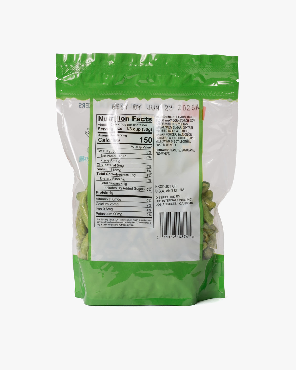 X Hapi Wasabi Kaki Pea Chili Bits with Peanuts