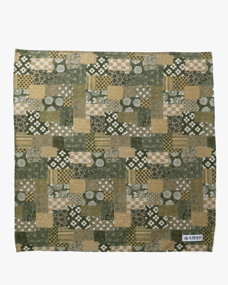 Kiriko Original Bandana, Classic, Small Matsuba Patchwork Style