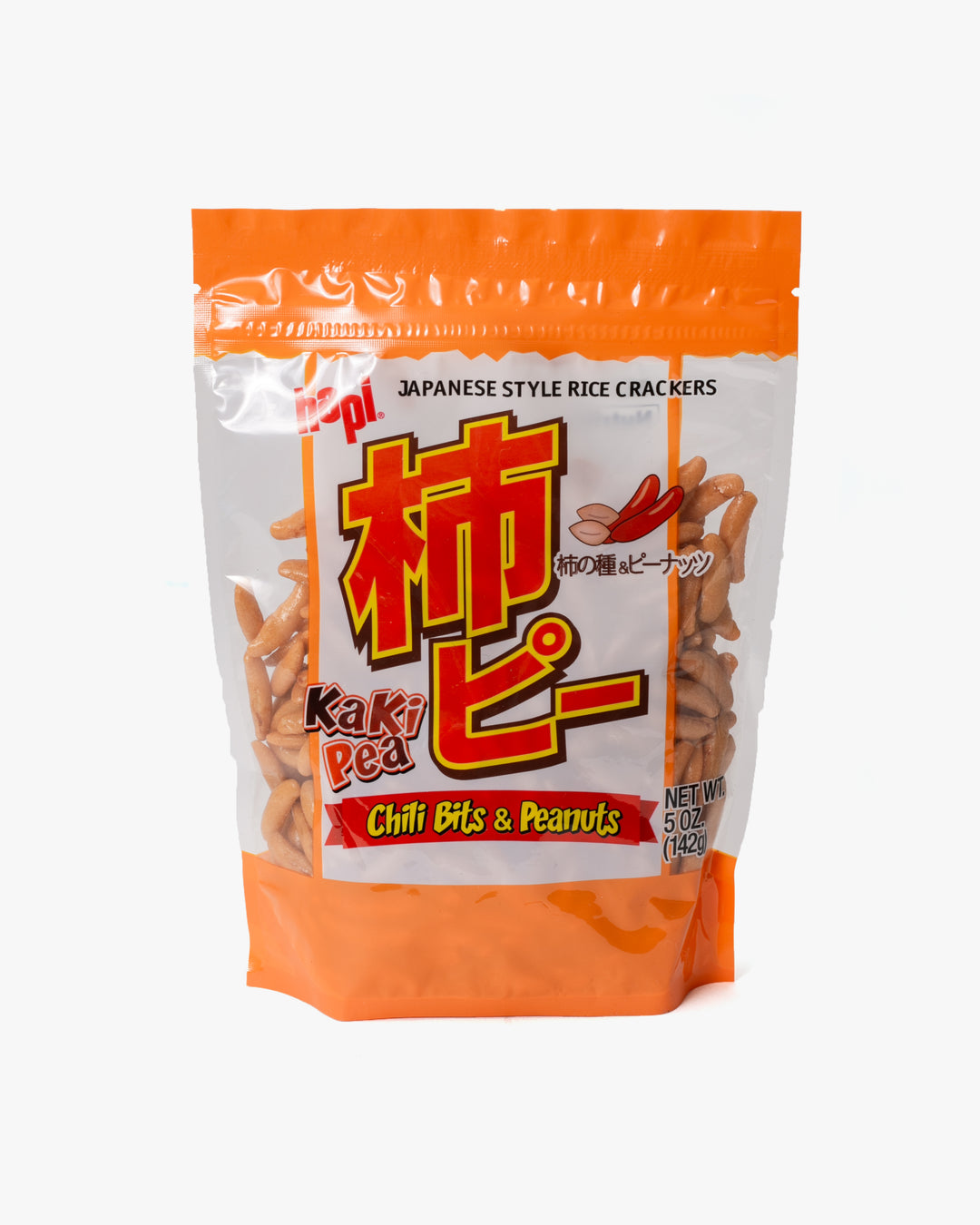 Hapi Chili Bits and Peanuts, Rice Crackers