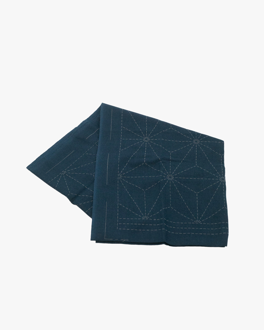 Hana-Fukin Placemat Sashiko Sampler, Asanoha, Navy