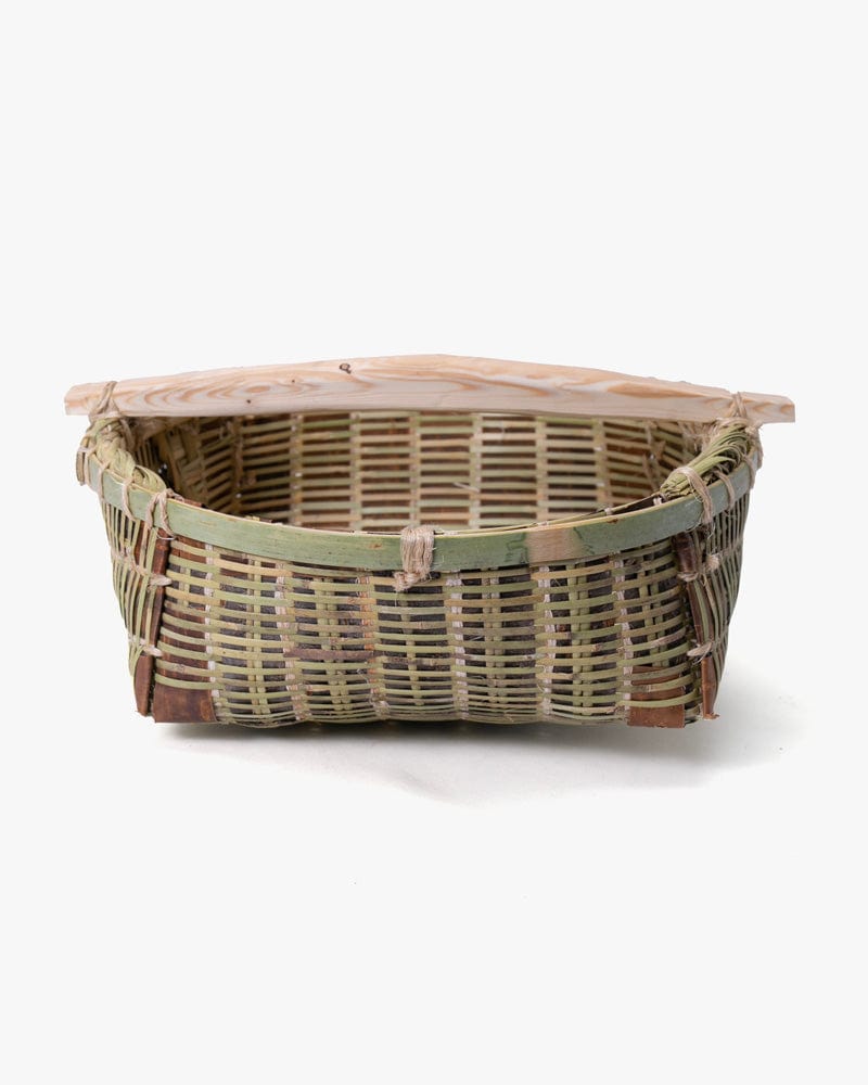 Matsunoya Woven Basket With Handle