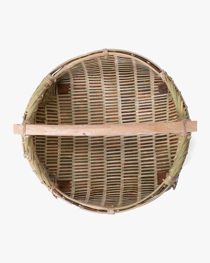 Matsunoya Woven Basket With Handle