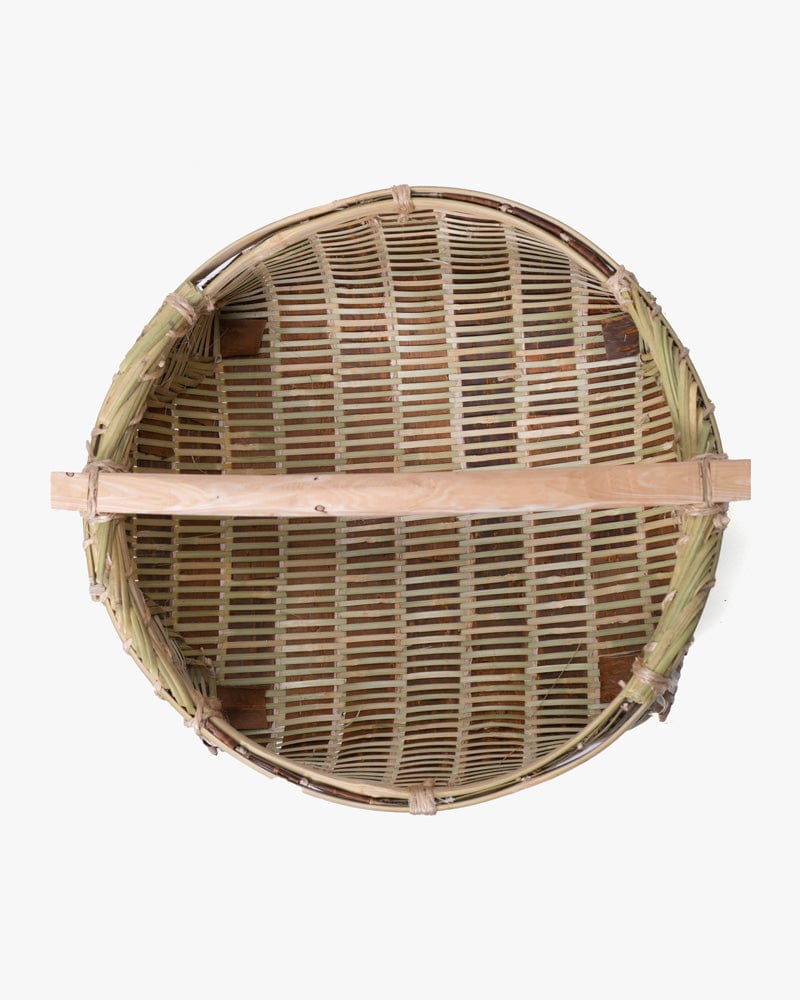 Matsunoya Woven Basket With Handle