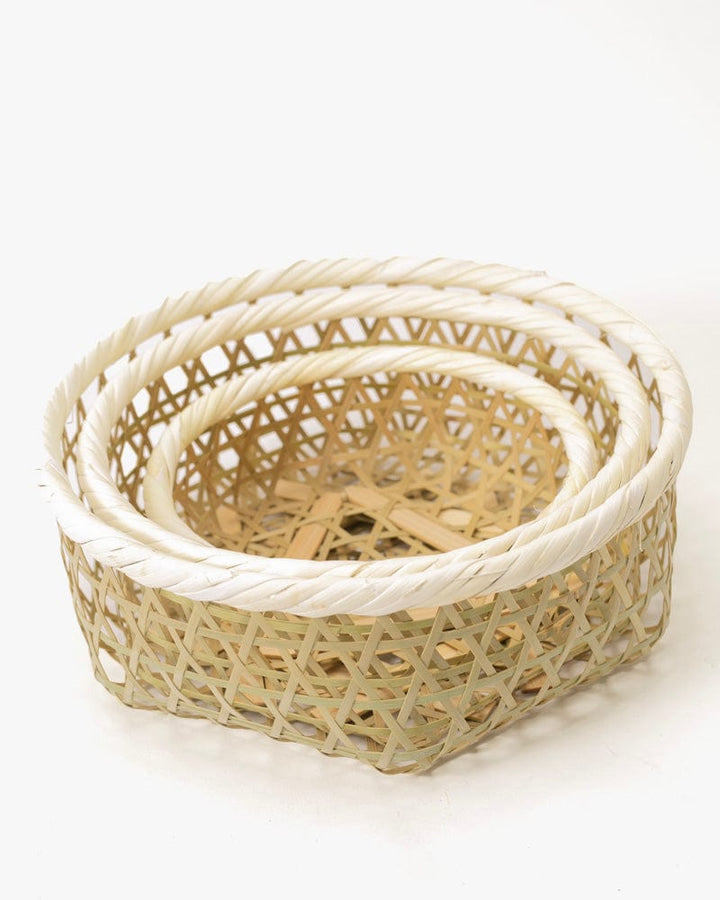Matsunoya Woven Basket, Set of 3