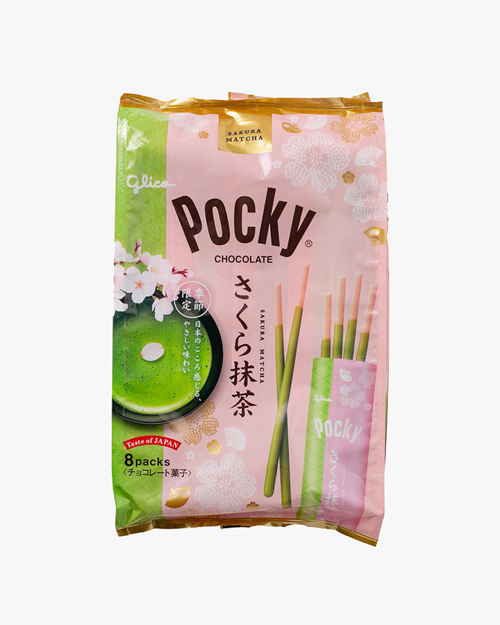 Pocky, Cherry Blossom Matcha, 8 pack