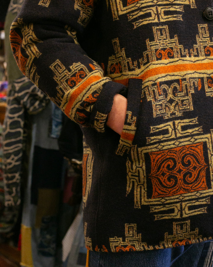 Japanese Repro Jacket, M, Calee Native, Blue