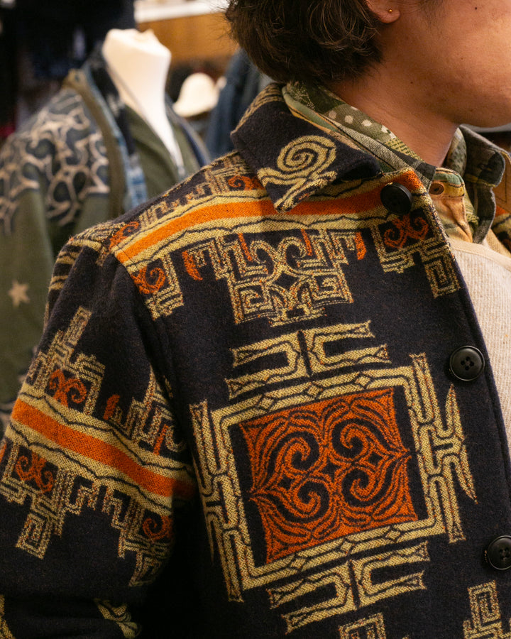 Japanese Repro Jacket, M, Calee Native, Blue