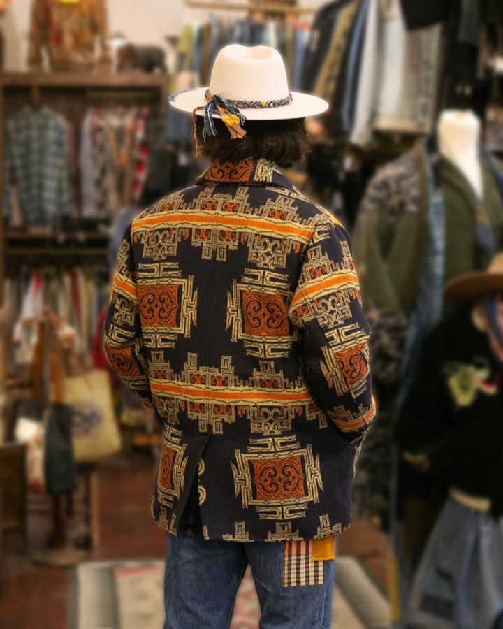 Japanese Repro Jacket, M, Calee Native, Blue