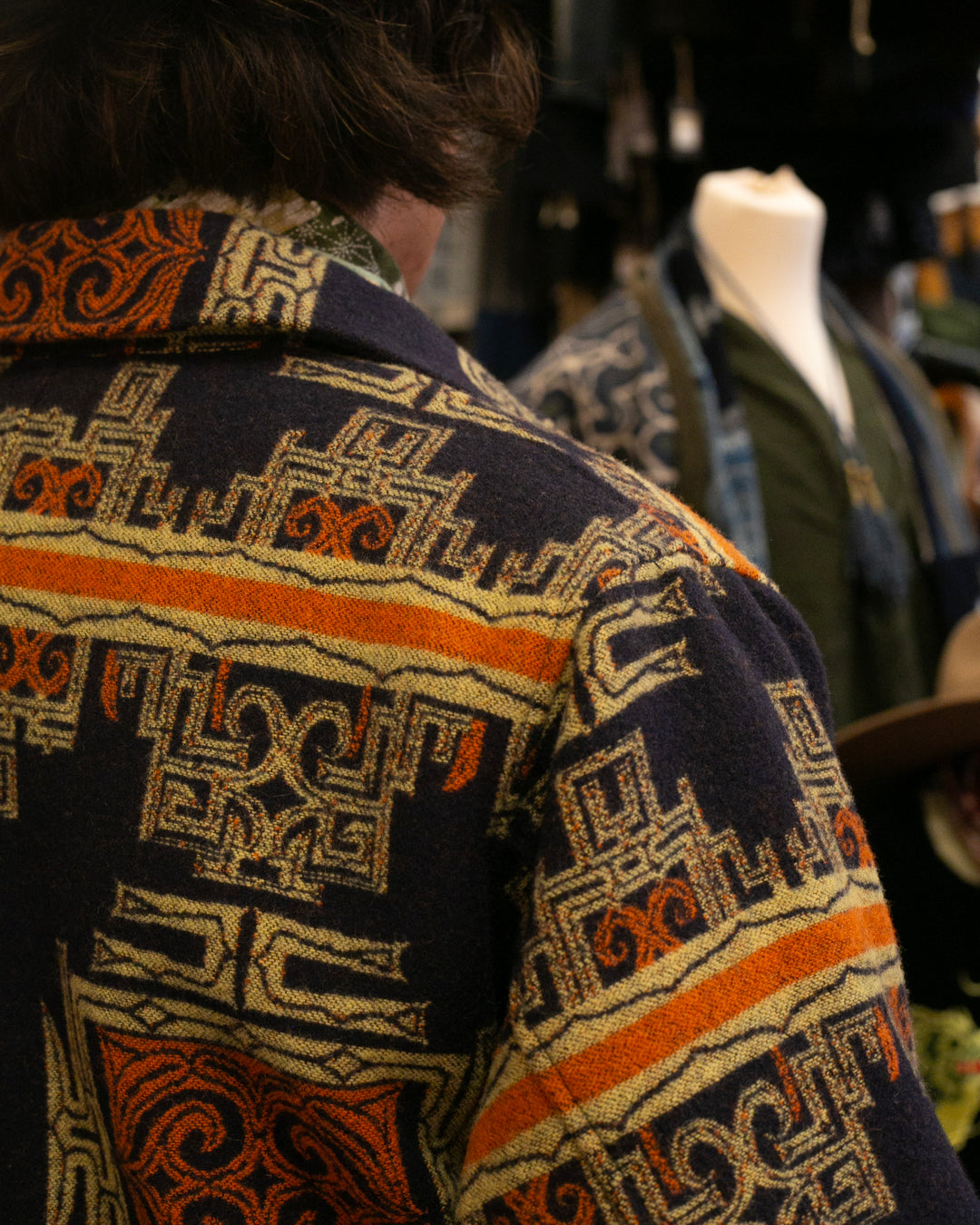Japanese Repro Jacket, M, Calee Native, Blue