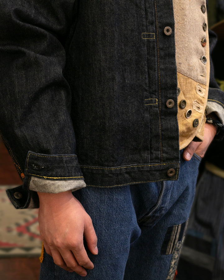 Japanese Repro Type I Trucker Jacket, L, Kapital, Denim