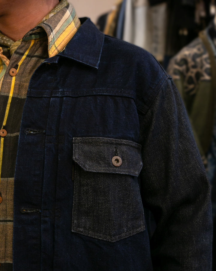 Japanese Repro Type I Trucker Jacket, L, Kapital, Denim