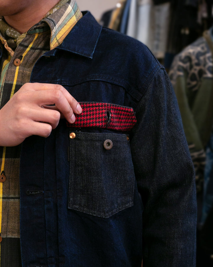 Japanese Repro Type I Trucker Jacket, L, Kapital, Denim