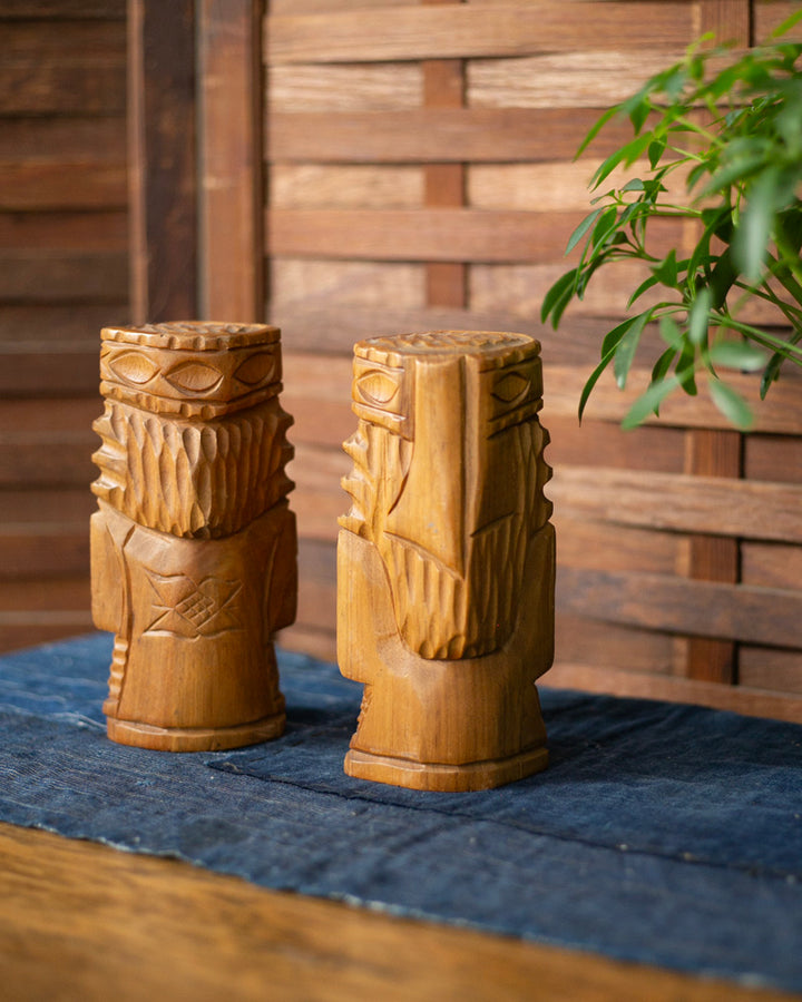 Ainu Nipopo (ニポポ) Doll Set, Man &amp; Woman 10, 7" tall