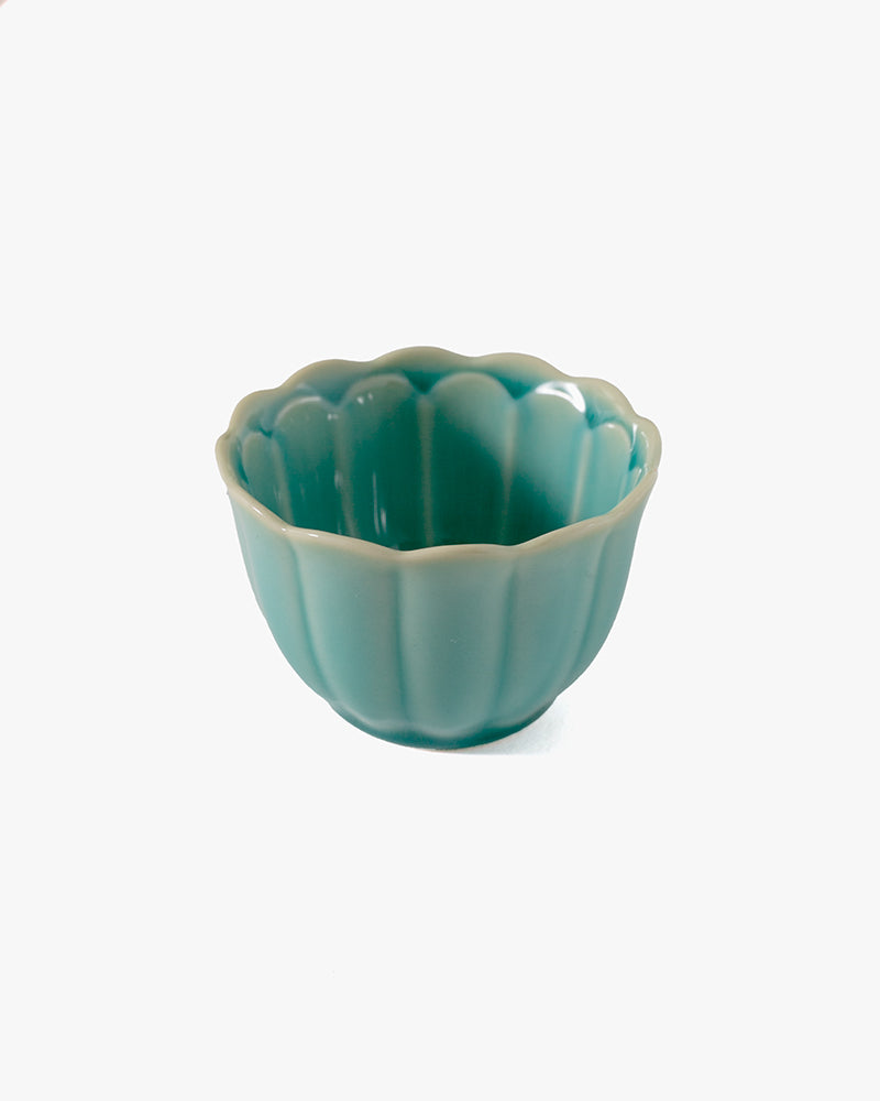 Small Flower Cup, Bisque