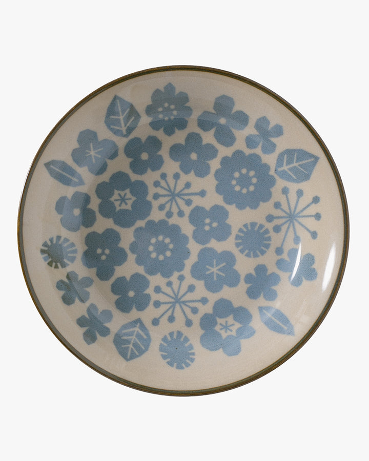 Plate, Bisque, Kukka Lokki, Flower 
