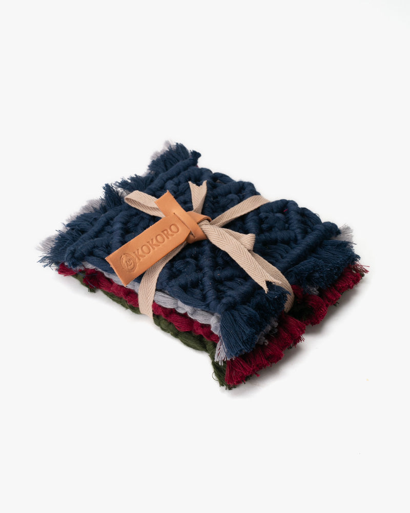 Kokoro Original, Woven Coasters, Set of 4