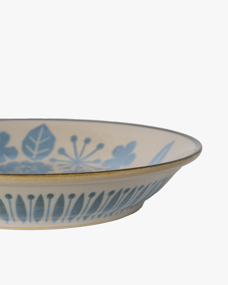 Plate, Bisque, Kukka Lokki, Flower 