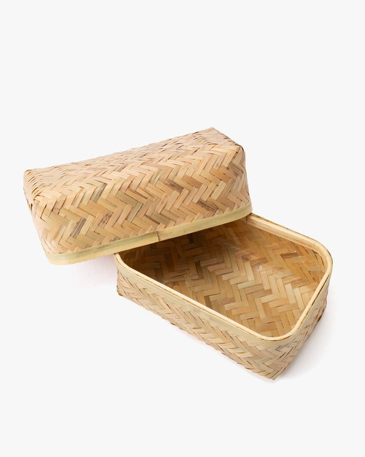 Kokoro Original, Woven Bamboo Bento Box