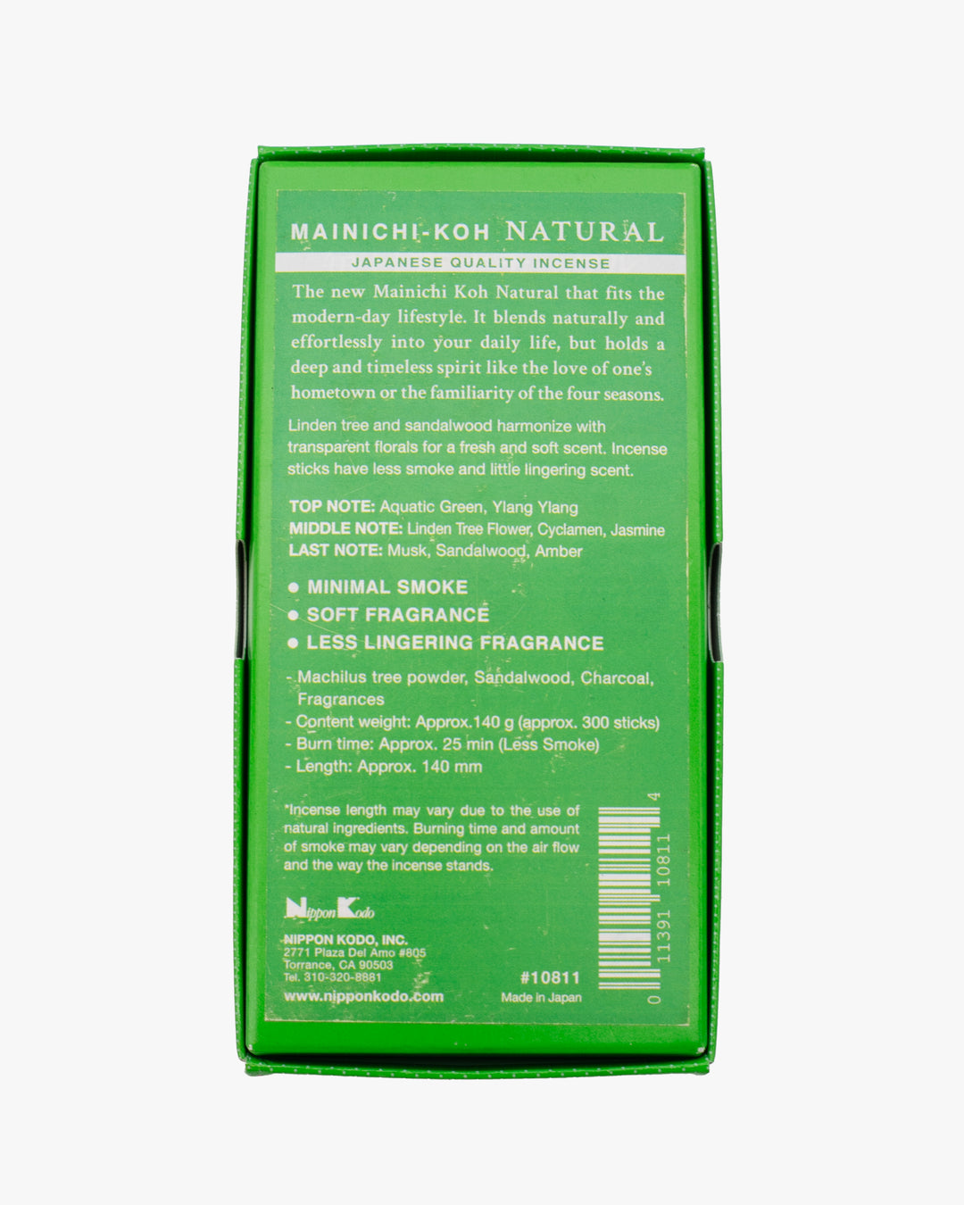 Nippon Kodo Incense, Mainichi-koh Natural