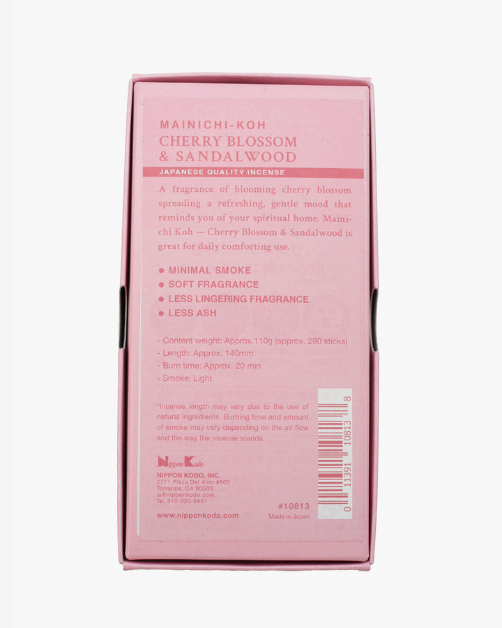 Nippon Kodo Incense, Mainichi-koh Cherry Blossom &amp; Sandalwood