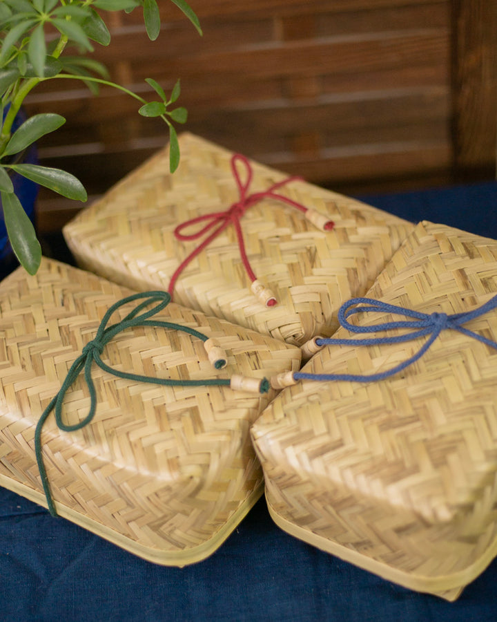 Kokoro Original, Woven Bamboo Bento Box