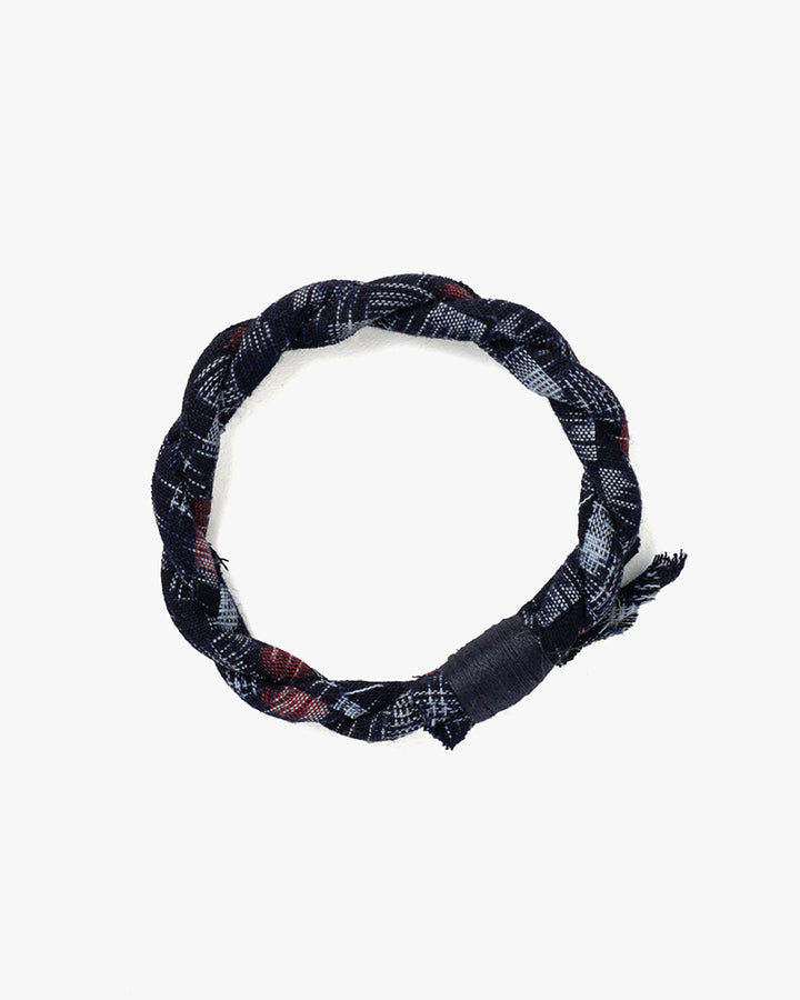 Boet x Kiriko Bracelet, Dark Indigo with Multicolor Kasuri