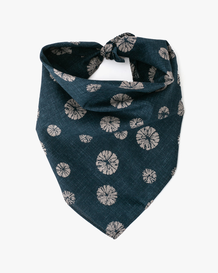 Kiriko Original Bandana, Classic, Kumo Shibori, Indigo